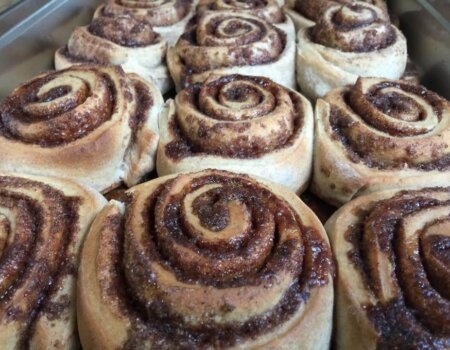 Cinnamon Buns at Sweet Bones Bakery