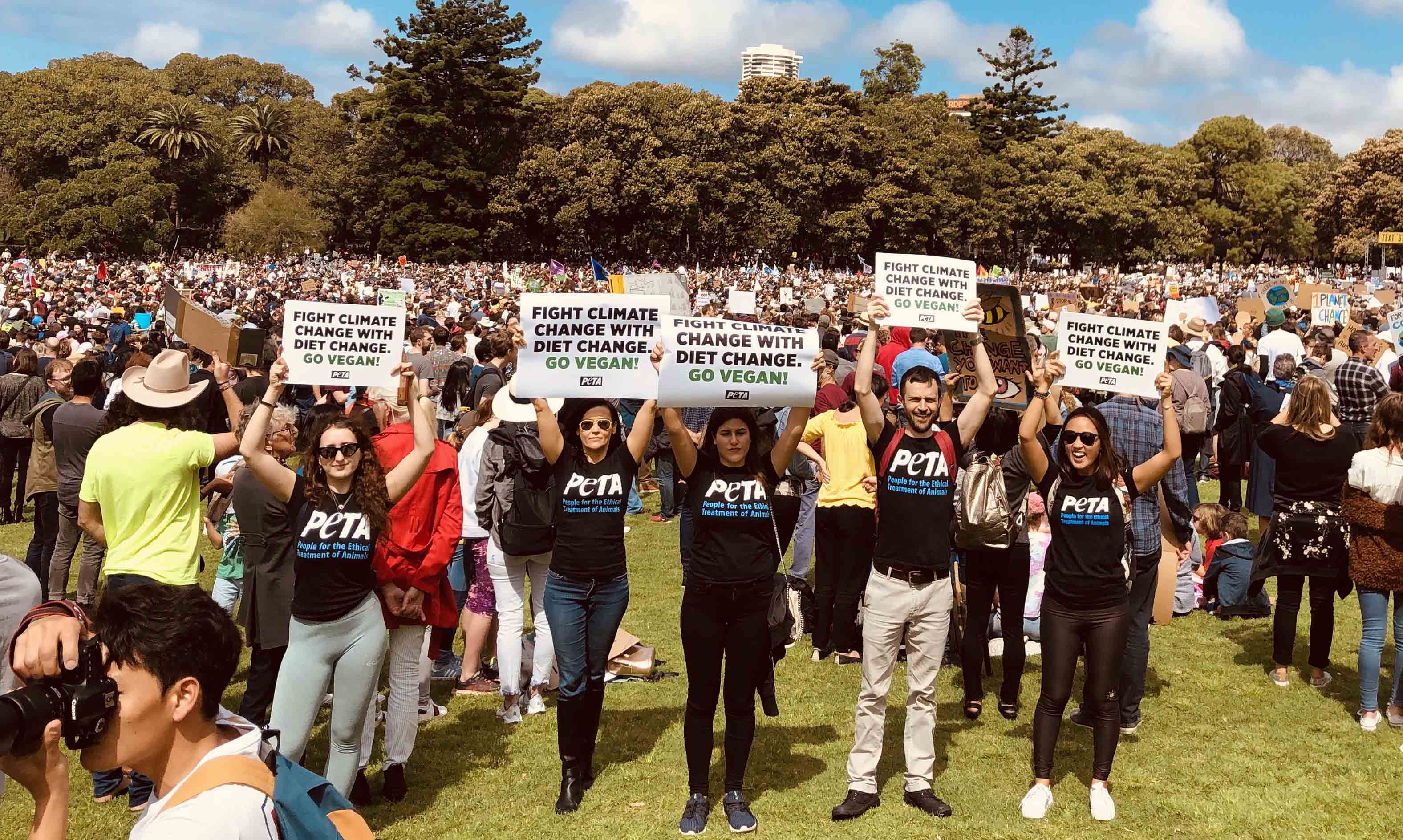 Fight Climate Change With Diet Change: Vegan Message at Climate Strikes