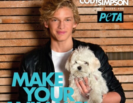 Cody Simpson PETA ad