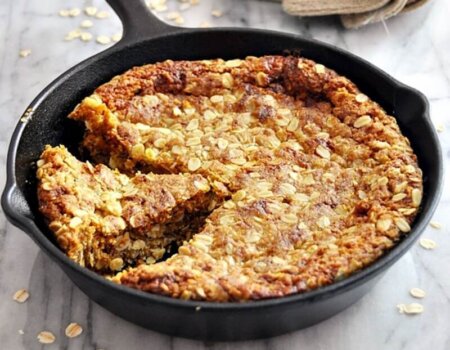 Giant Skillet Olive Oil Vegan Anzac Biscuit