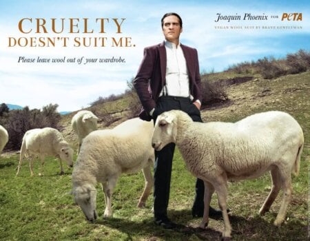 Joaquin Phoenix Anti Wool Ad