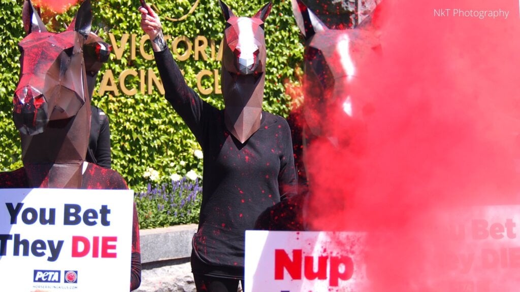 Melbourne Cup Protest.