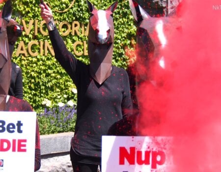 Melbourne Cup Protest.