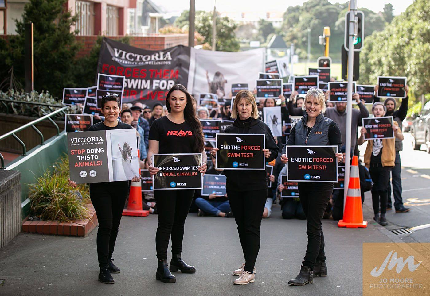 Activists Protest Forced Swim Test at Victoria University